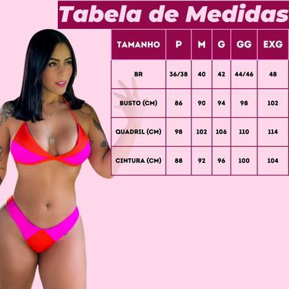 Imagem de Biquíni Aviador Fio Duplo Asa Delta Texturizado Feminino Bojo Praia Dental Kit Top Moda