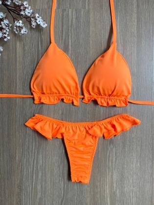 Imagem de Biquíni Babadinho Fio Cavado Neon Vibes Moda Praia