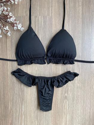 Imagem de Biquíni Babadinho Fio Cavado Neon Vibes Moda Praia