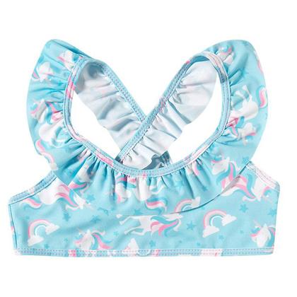 Imagem de Biquíni Bebê e Infantil Proteção UV 50+ Unicórnios Azul Tip Top