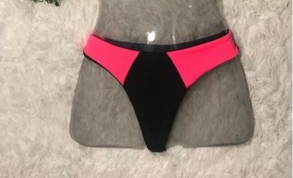 Imagem de Biquíni Bi Color, Fitas, Corrente Com Estampa Digital 2022