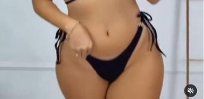 Imagem de Biquíni Bi Color, Fitas, Corrente Com Estampa Digital 2022