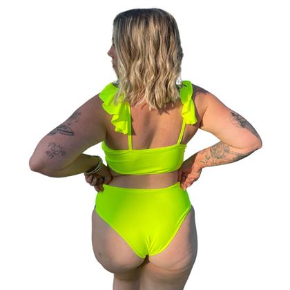 Imagem de Biquini Búzios Feminino Plus Size GG Sem Bojo com Ombreira
