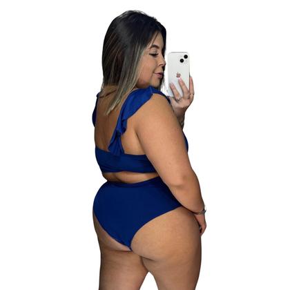 Imagem de Biquini Búzios Feminino Plus Size GG Sem Bojo com Ombreira