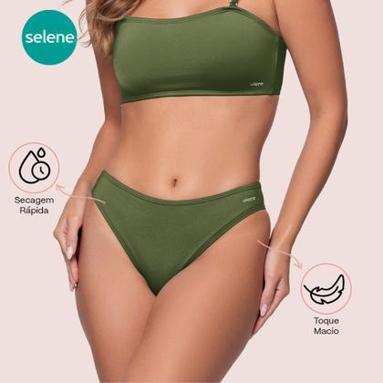 Imagem de Biquíni Calcinha Avulsa Fio Duplo Selene Com Proteção UV50+