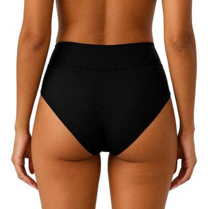 Imagem de Biquíni Calcinha Praia Feminina Cintura Larga Piscina Verão