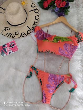 Imagem de Biquini Ciganinha com bojo e calcinha cortininha