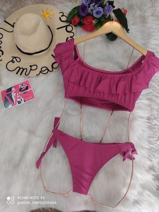 Imagem de Biquini Ciganinha com bojo e calcinha cortininha