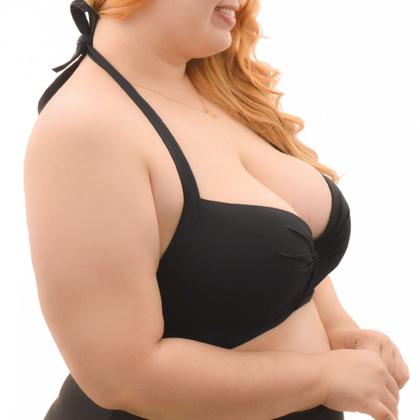 Imagem de Biquini com bojo Feminino Plus Size com Drapeado Arsiè