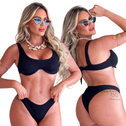 Imagem de Biquini com bojo Neon de Moda Praia Roupas Femininas Neon Super Luxo