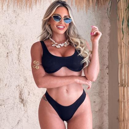 Imagem de Biquini com bojo Neon de Moda Praia Roupas Femininas Neon Super Luxo