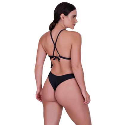 Imagem de Biquíni com Bojo Removível Asa Delta Alta Fio Duplo Verão Moda Praia - c6 Roberta