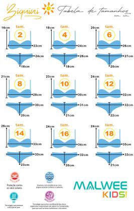 Imagem de Biquíni com Proteção UV Infantil Feminino Verão Roxo Gatinho - Malwee