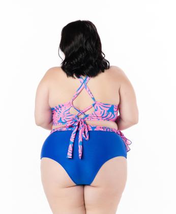 Imagem de Biquíni Com Saia Plus Size Saída De Praia