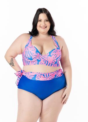 Imagem de Biquíni Com Saia Plus Size Saída De Praia