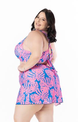 Imagem de Biquíni Com Saia Plus Size Saída De Praia
