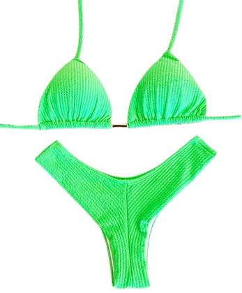 Imagem de Biquini Cortininha C/ Calcinha Fio Duplo Asa Delta, Verde