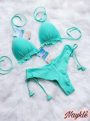 Imagem de Biquini Cortininha com Calcinha Fio Duplo