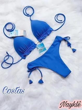 Imagem de Biquini Cortininha Com Calcinha Tanga