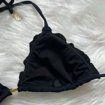 Imagem de Biquíni Cortininha Com Detalhe Moda Praia Piscina Verão