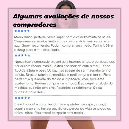 Imagem de Biquíni Cortininha Semi Fio Dental Bojo Feminino Neon Praia Asa Delta Duplo Fixo Top Verão Tendência Lançamento