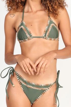 Imagem de Biquíni Crochê Cortininha croco