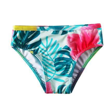 Imagem de Biquíni cropped turquesa floral Tip Top UV50+