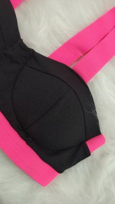 Imagem de Biquini da moda versão blogueira tiras grossas verão levanta bumbum