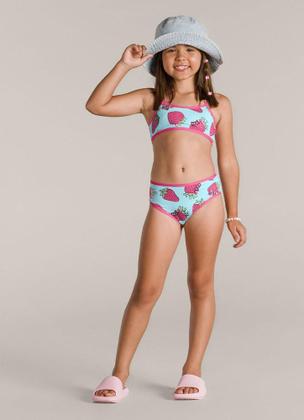 Imagem de Biquíni dupla face em malha UV Infantil menina Brandili
