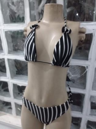 Imagem de Biquini em Lycra suplex listrado . .