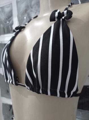 Imagem de Biquini em Lycra suplex listrado . .
