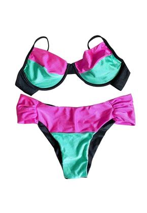 Imagem de Biquíni Feminino Aro Sem Bojo Calcinha BomBom Fio Duplo Plus Size