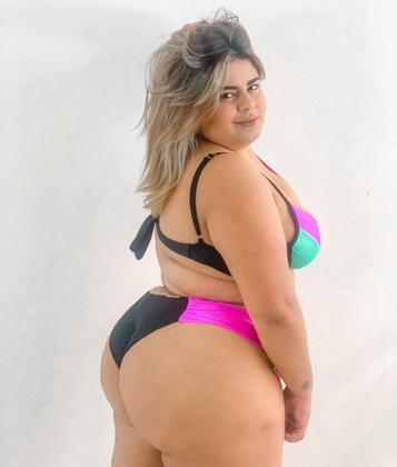 Imagem de Biquíni Feminino Aro Sem Bojo Calcinha BomBom Fio Duplo Plus Size