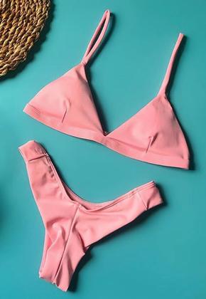 Imagem de Biquíni Feminino Aviador Com Bojo Calcinha Asa Delta e Fio Duplo