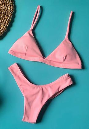 Imagem de Biquíni Feminino Aviador Com Bojo Calcinha Asa Delta e Fio Duplo