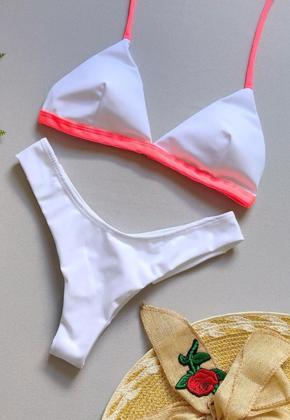 Imagem de Biquíni Feminino Aviador Com Bojo Calcinha Asa Delta e Fio Duplo