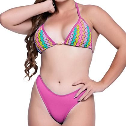 Imagem de Biquíni Feminino Com Short Saída de Praia Conjunto Crochê