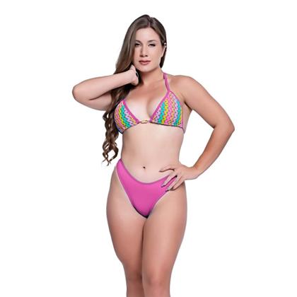 Imagem de Biquíni Feminino Com Short Saída de Praia Conjunto Crochê