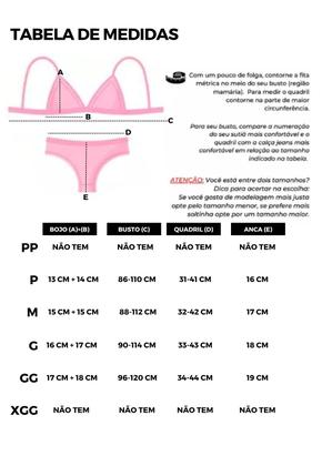 Imagem de Biquíni Feminino Cortininha Com Bojo Dupla Face com Calcinha Fio e Dental e 3 Tiras Laterais