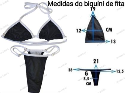 Imagem de Biquíni feminino fita regulagem cores variadas tendencia 