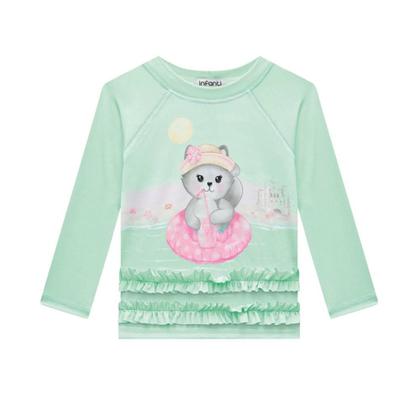 Imagem de Biquini gatinha proteção uv 50+ infanti