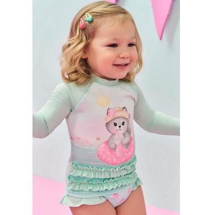 Imagem de Biquini gatinha proteção uv 50+ infanti