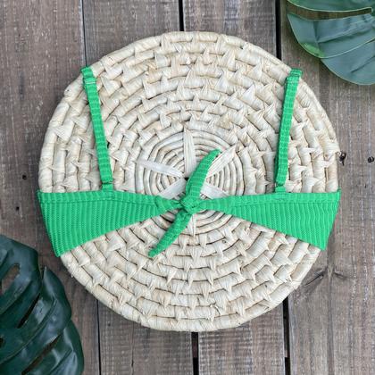 Imagem de Biquíni Hot Pants Faixa Meia Taça Retrô Mônaco Verde Hortelã