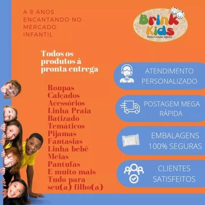 Imagem de Biquini Infantil 3 Peças Com Filtro Solar Uv50 Tip Top Conjunto de Praia Top e 2 Calcinha Bk72