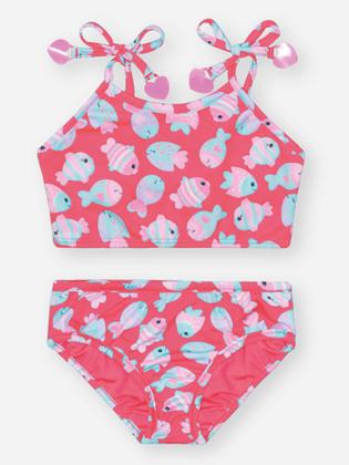 Imagem de Biquíni Infantil Cinti Verão Rosa Peixinhos