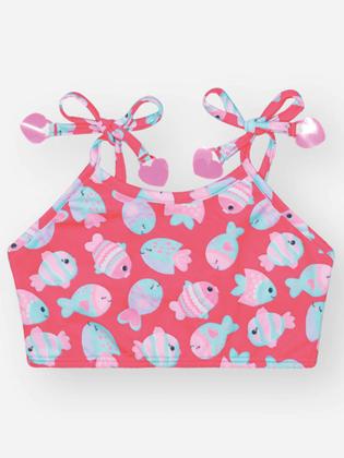 Imagem de Biquíni Infantil Cinti Verão Rosa Peixinhos
