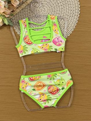 Imagem de Biquíni Infantil Cinti Verão Verde Frutinhas