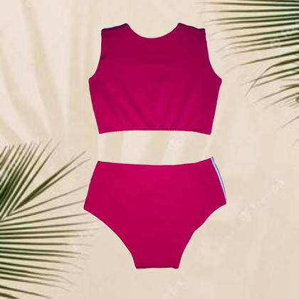 Imagem de Biquíni Infantil e Juvenil Top Rosquinhas