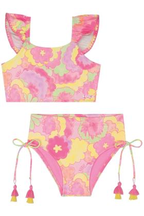 Imagem de Biquíni Infantil Kukiê Verão Rosa Floral