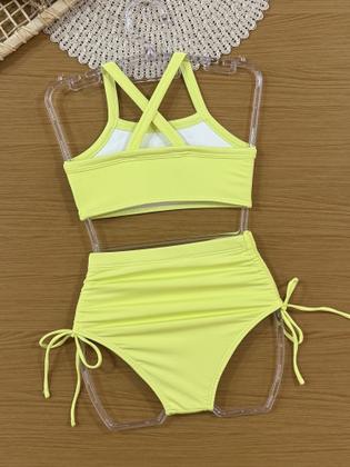 Imagem de Biquíni Infantil Kukiê Verão Verde Neon